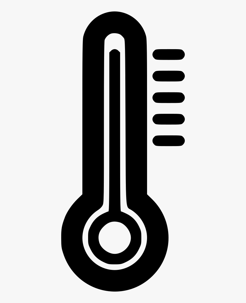 Thermometer - Black-and-white, HD Png Download, Free Download