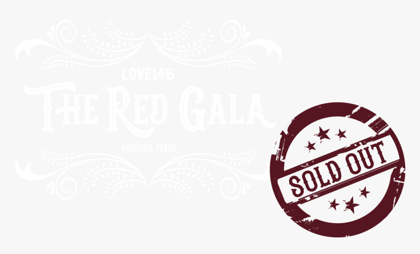 The Red Gala Website Banner Sold Out - Graphic Design, HD Png Download, Free Download