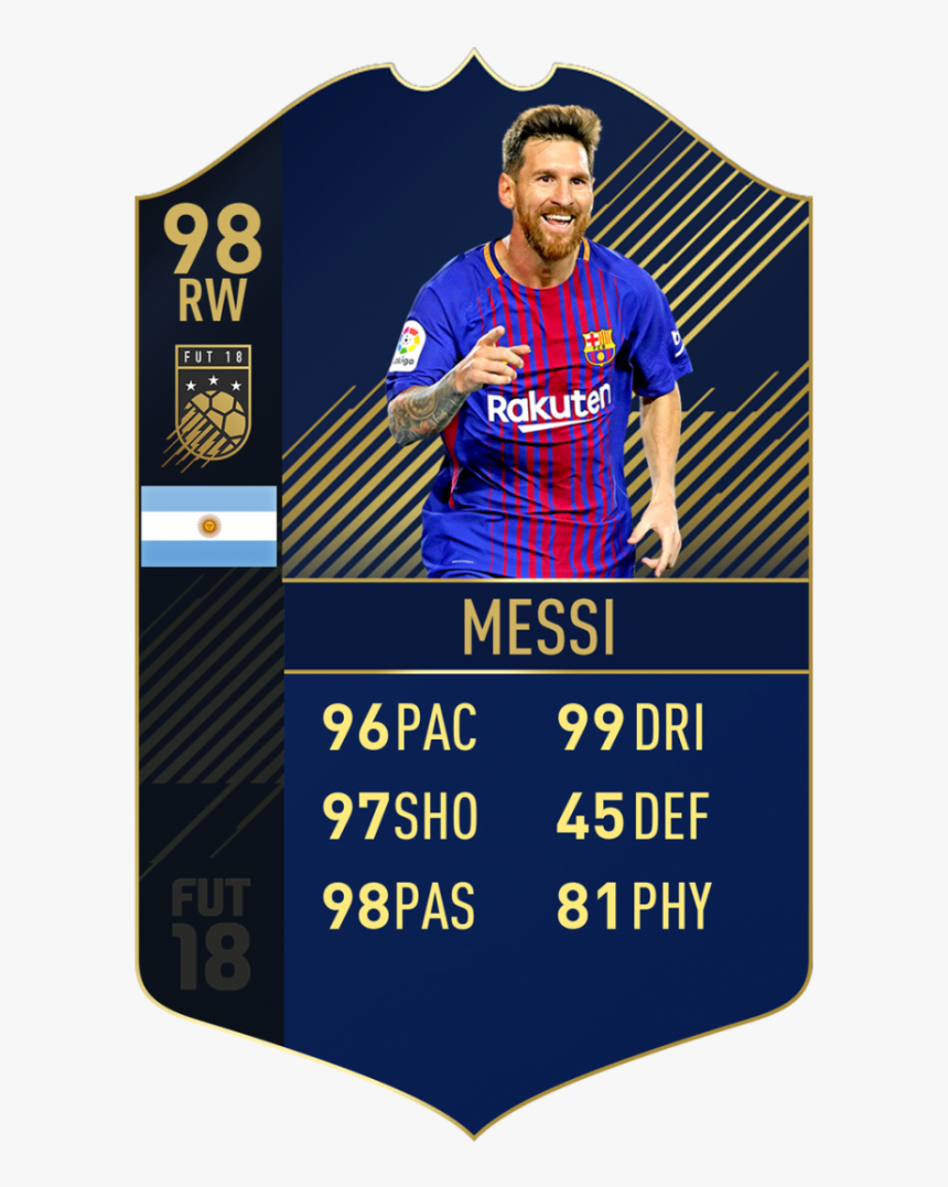 Messi Toty Png - Messi Toty Fifa 18, Transparent Png, Free Download