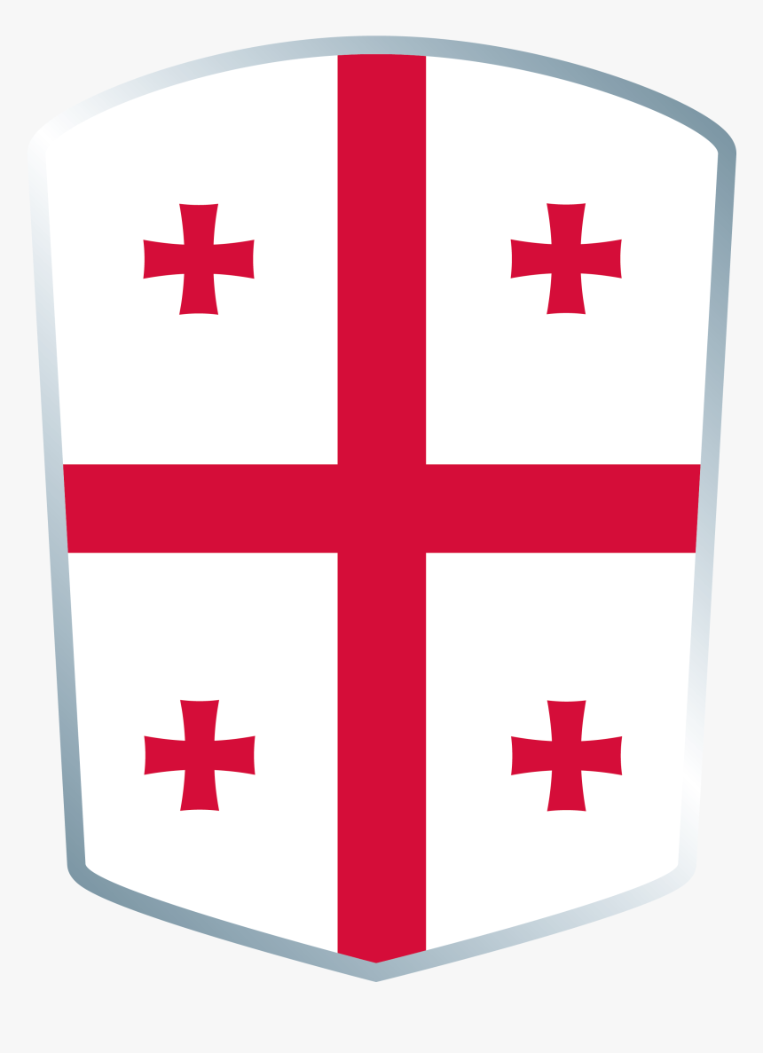 Red X In Circle Png - Georgia Rugby World Cup Flag, Transparent Png, Free Download