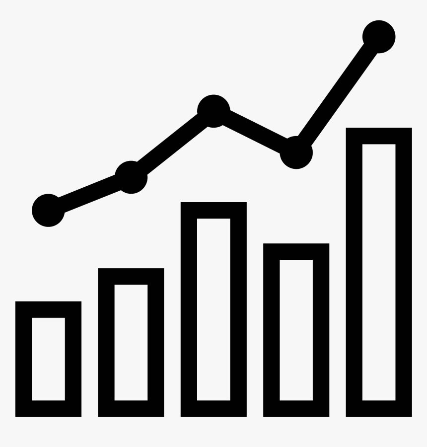 Transparent Line Graph Clipart - Chart Icon Png, Png Download, Free Download