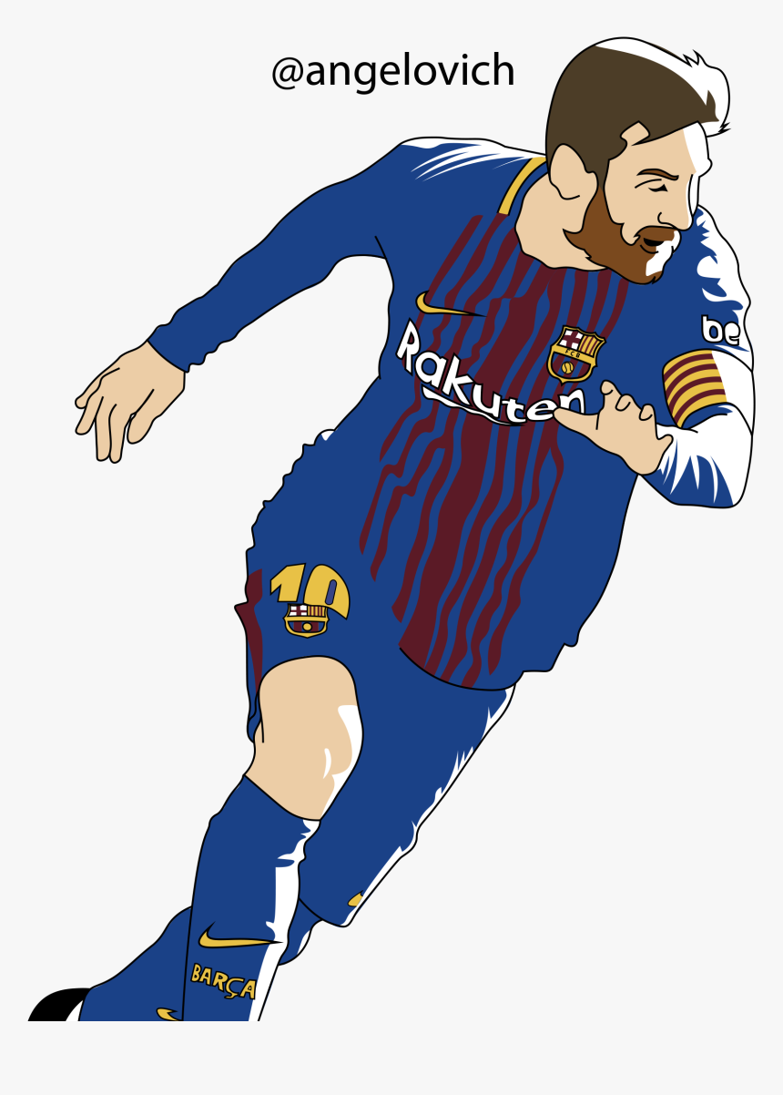 Drawing Messi Art - Messi How To Draw, HD Png Download, Free Download