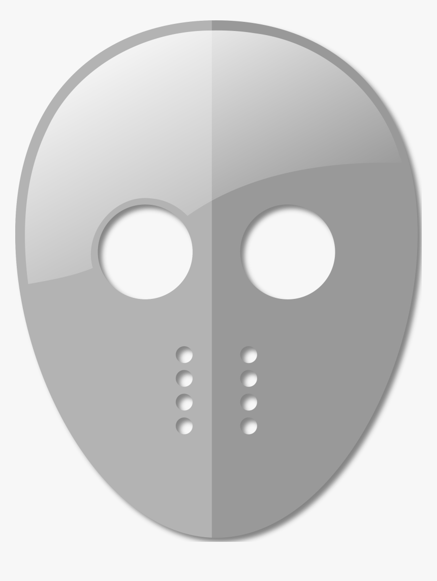 Circle,symbol,jason Voorhees - Hockey Mask Clipart Png, Transparent Png, Free Download