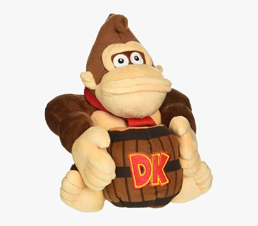 Donkey Kong Barrel 8-inch Plush - Nintendo Plush Donkey Kong, HD Png Download, Free Download