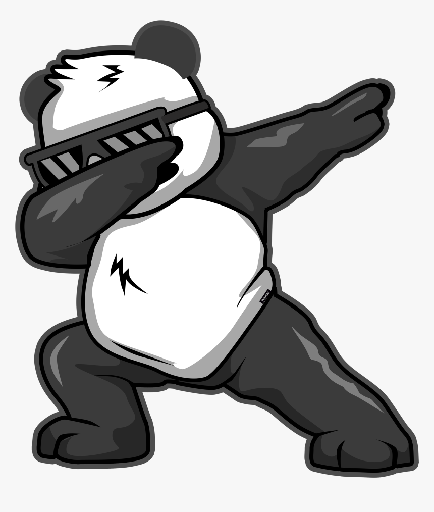 Panda Dab Png, Transparent Png, Free Download