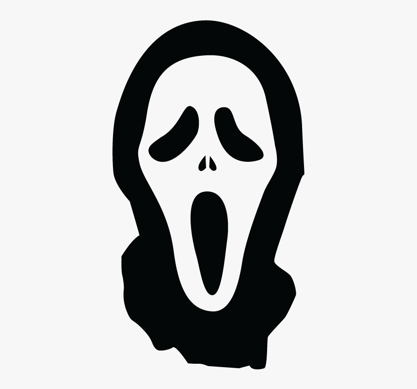 Ghostface Decal Sticker Jason Voorhees Freddy Krueger - Scream Mask, HD Png...