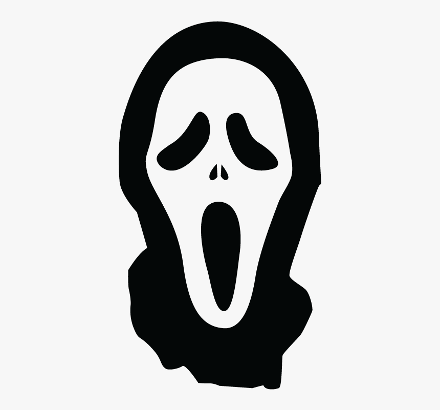 Ghostface Decal Sticker Jason Voorhees Freddy Krueger - Scream Mask, HD Png Download, Free Download