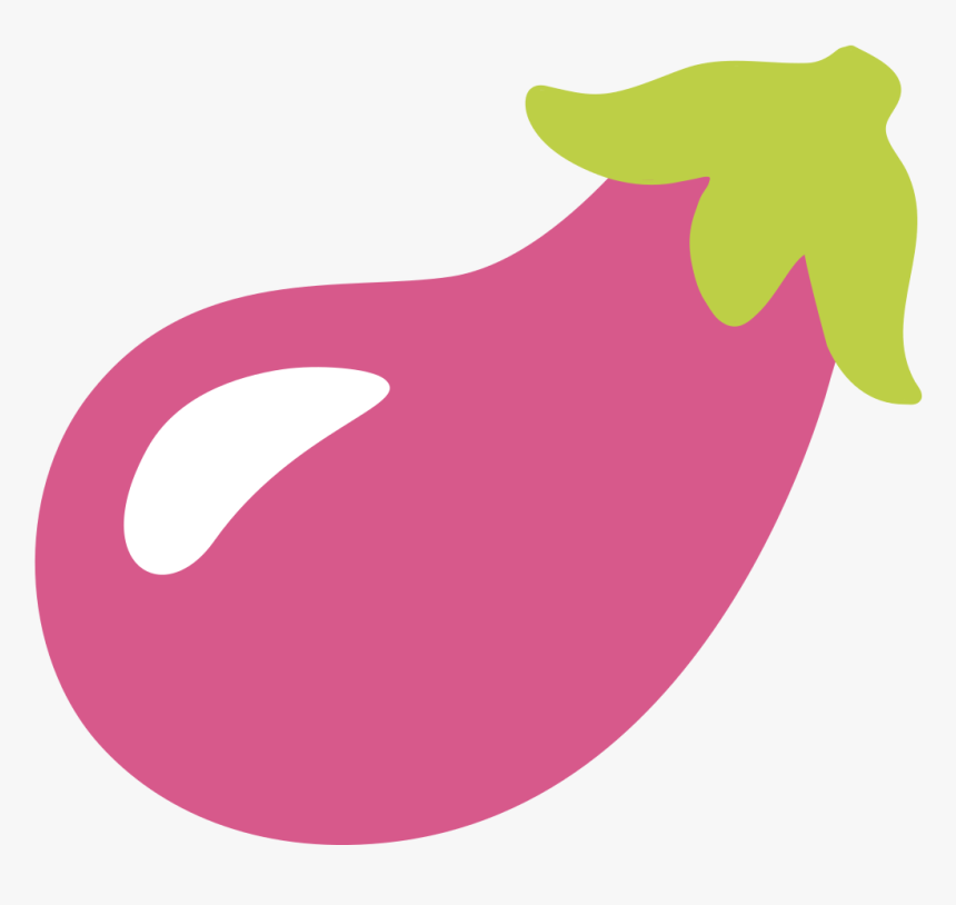 Android Eggplant Emoji, HD Png Download, Free Download
