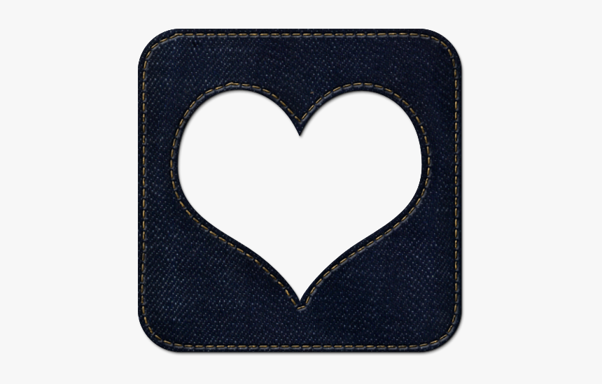 High Resolution Dark Blue Denim Jeans Icon Social Media - Jeans, HD Png Download, Free Download