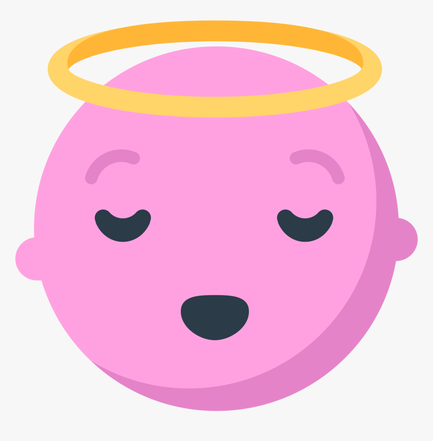 Pink Halo Emoji, HD Png Download, Free Download