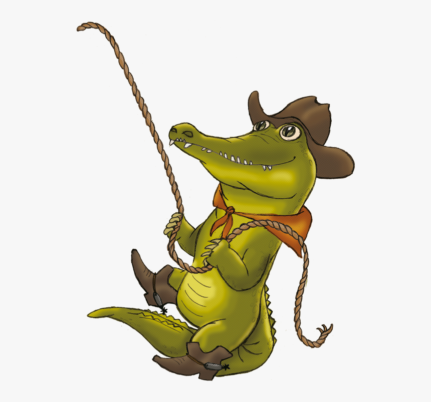 Cartoon Cowboy Gators, HD Png Download, Free Download