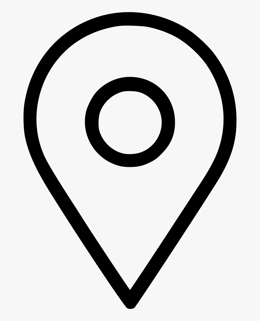 Placeholder Map Marker Position Pinpoint - White Map Marker Png, Transparent Png, Free Download