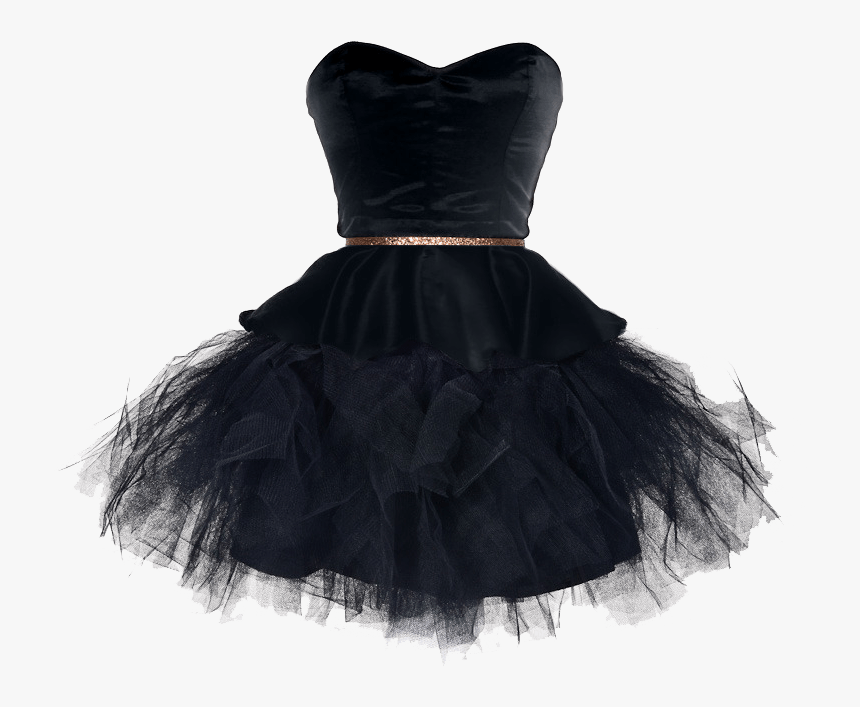 Black Party Dress Transparent Background - Dress Transparent Background, HD Png Download, Free Download