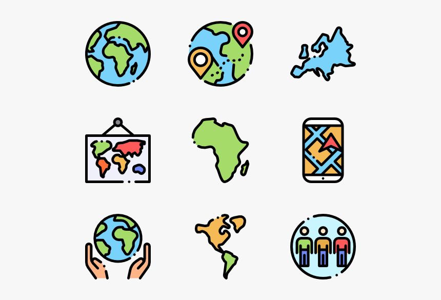 Geography - Geography Icons, HD Png Download, Free Download