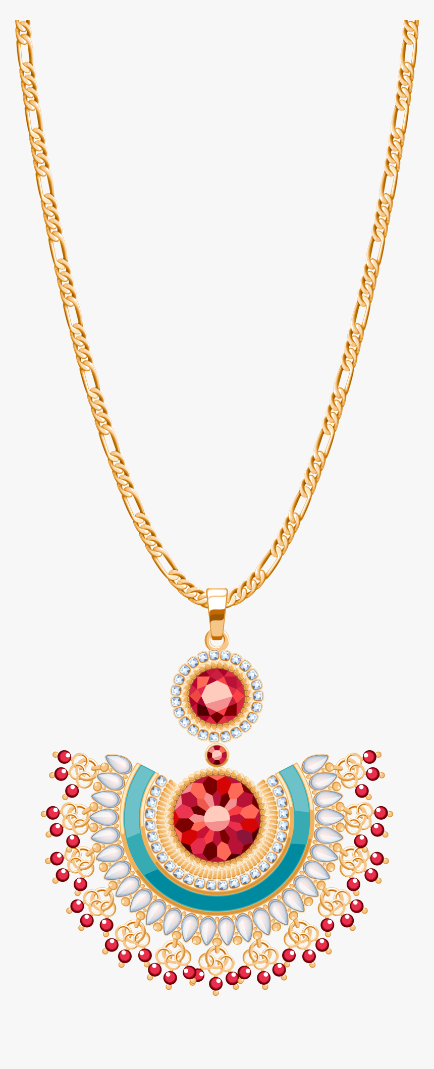 Gold Necklace Transparent Background Png, Png Download, Free Download