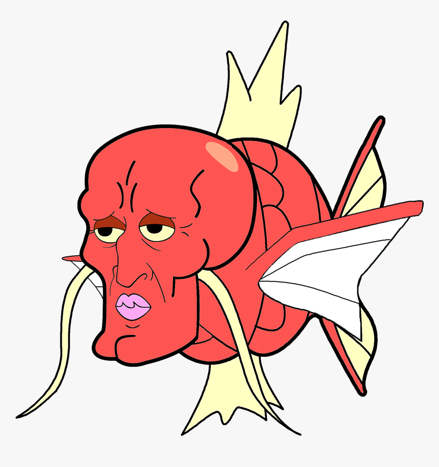 Handsome Squidward Magikarp - Pokemon Magikarp, HD Png Download, Free Download