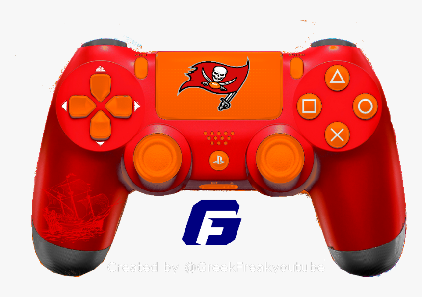 Check Out All My Nfl Ps4 Controller Concept Tampa Bay - Game Controller, HD Png Download, Free Download