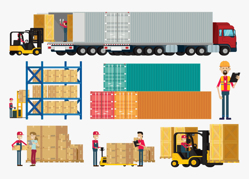 Container Loading Cargo, HD Png Download, Free Download