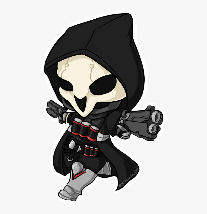 Reaper Chibi By Xnekorux - Draw Chibi Reaper Overwatch, HD Png Download, Free Download