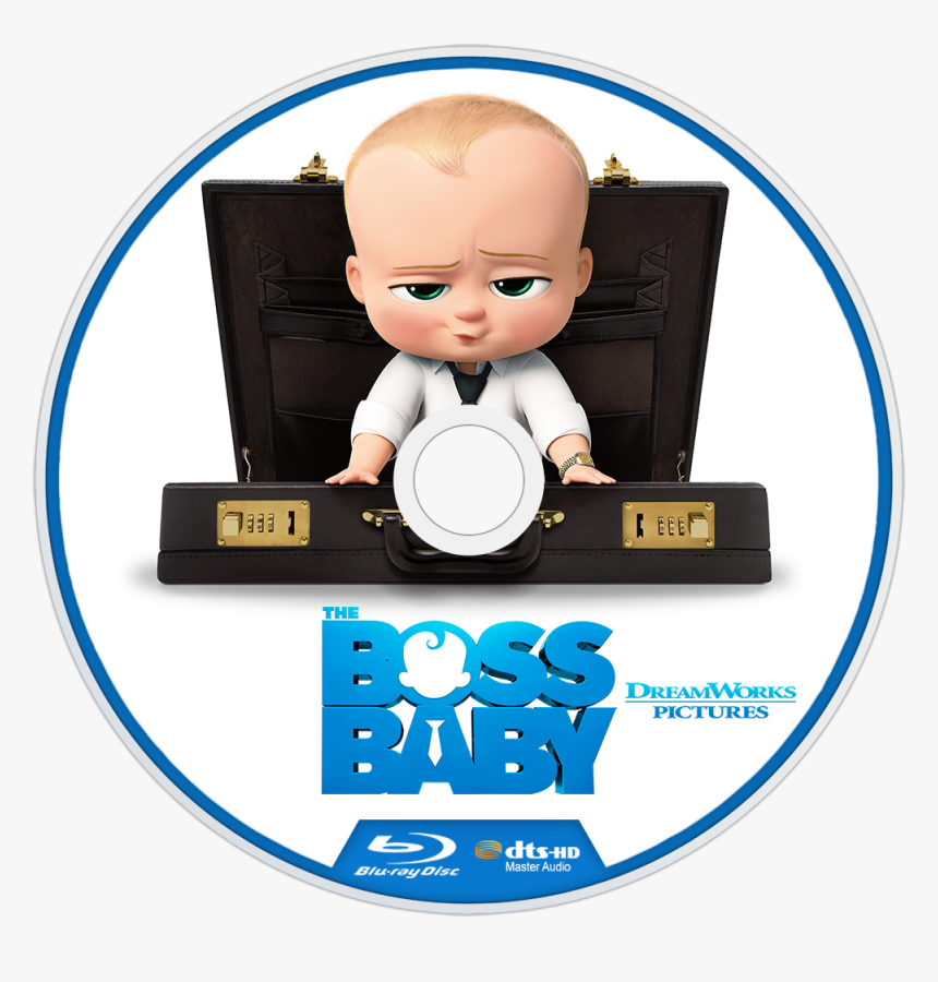 The Boss Baby Bluray Disc Image - Boss Baby Movie Poster, HD Png Download, Free Download