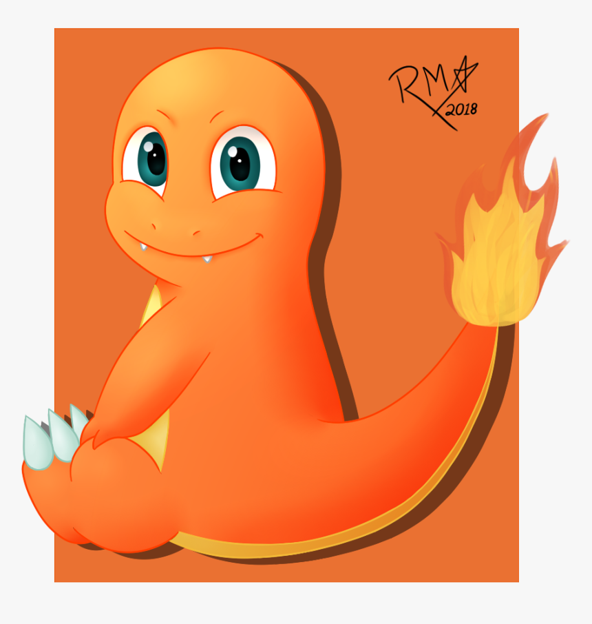 Charmander By Richy Miner - Cartoon, HD Png Download, Free Download