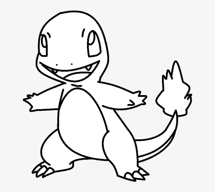 Transparent Charmander Png - Charmander Coloring Pages, Png Download, Free Download