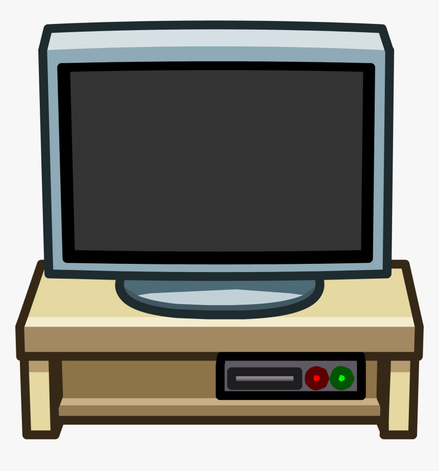 Furniture Icons - Television On Stand Clipart, HD Png Download, Free Download