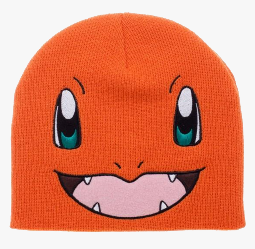 Charmander Knit Beanie Cap Hat - Beanie, HD Png Download, Free Download