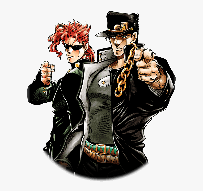 Unit Jotaro Kujo And Noriaki Kakyoin - Jotaro And Kakyoin, HD Png Download, Free Download