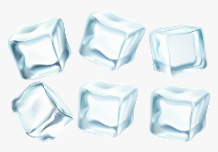 Ice Cubes Png Clip Art Image - Plate, Transparent Png, Free Download