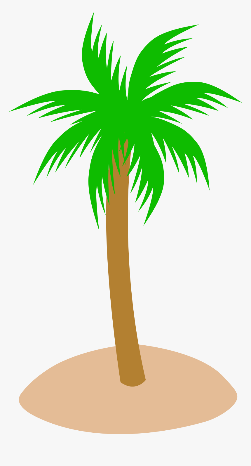 Transparent Sand Png - Transparent Background Palm Tree Clipart, Png Download, Free Download