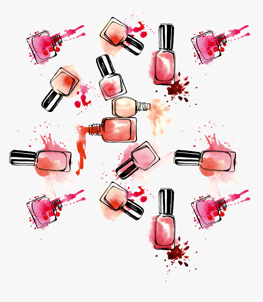 Transparent Background Nail Polish Png, Png Download, Free Download