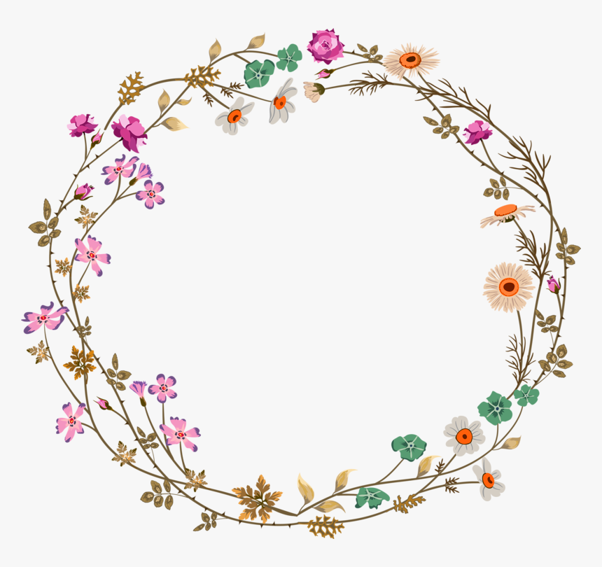 Vine Texture Png - Flower Circle Transparent Background, Png Download, Free Download