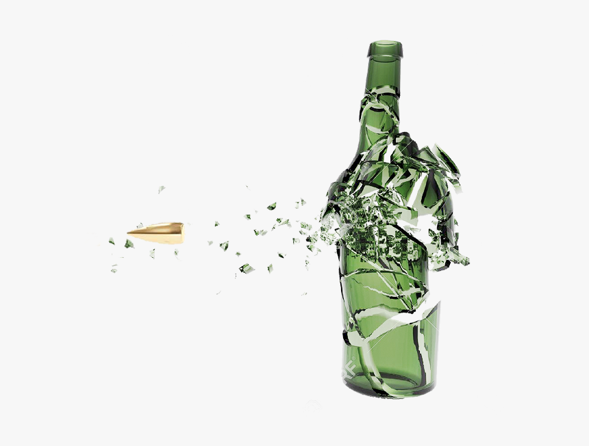 Broken Beer Bottle Png, Transparent Png, Free Download