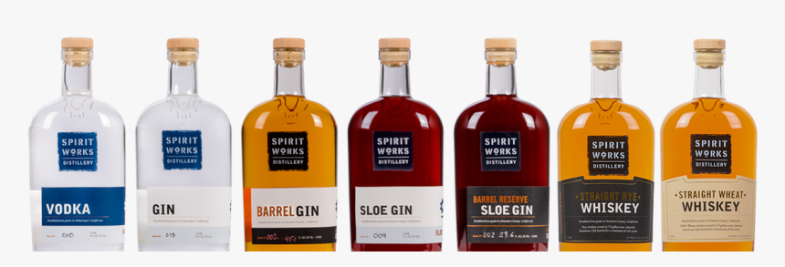 Bar Bottles Png - Spirit Works Distillery, Transparent Png, Free Download