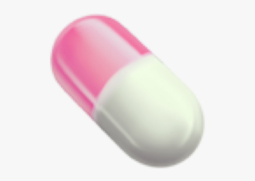 Pill Emoji Png - Pill, Transparent Png, Free Download