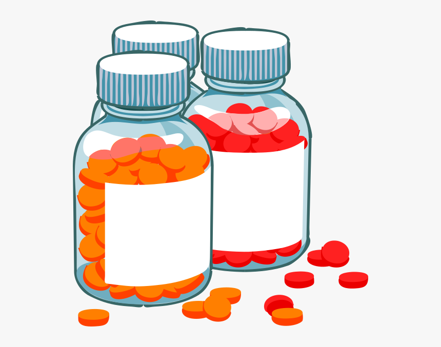 Pharmaceutical Drug Medicine Tablet Clip Art - Pill Bottle Clipart Png, Transparent Png, Free Download
