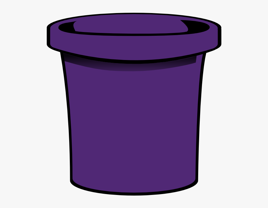 Simple Clip Art At - Bucket Purple, HD Png Download, Free Download