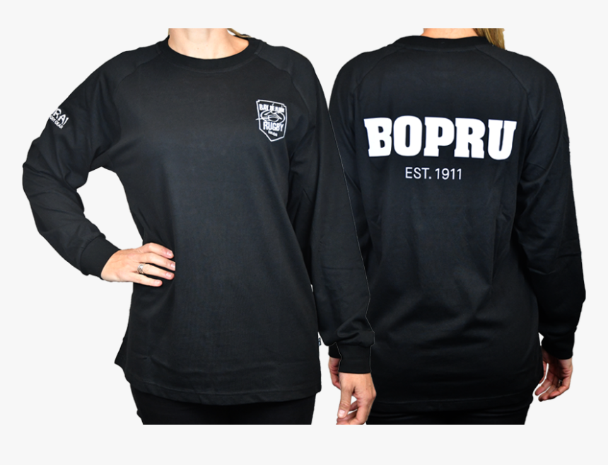 Black Longsleeve - Long-sleeved T-shirt, HD Png Download, Free Download