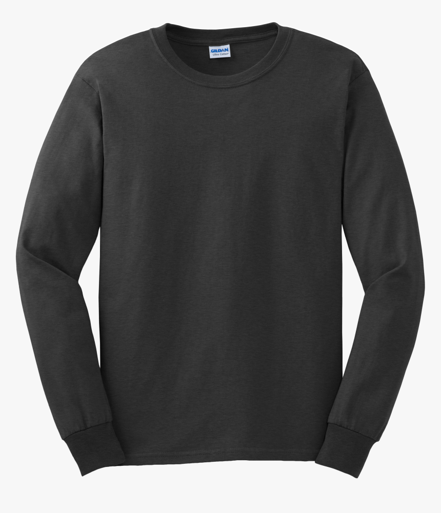 Gildan Long Sleeve Charcoal, HD Png Download, Free Download