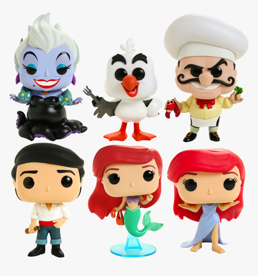 Little Mermaid Funko Pop Set, HD Png Download, Free Download