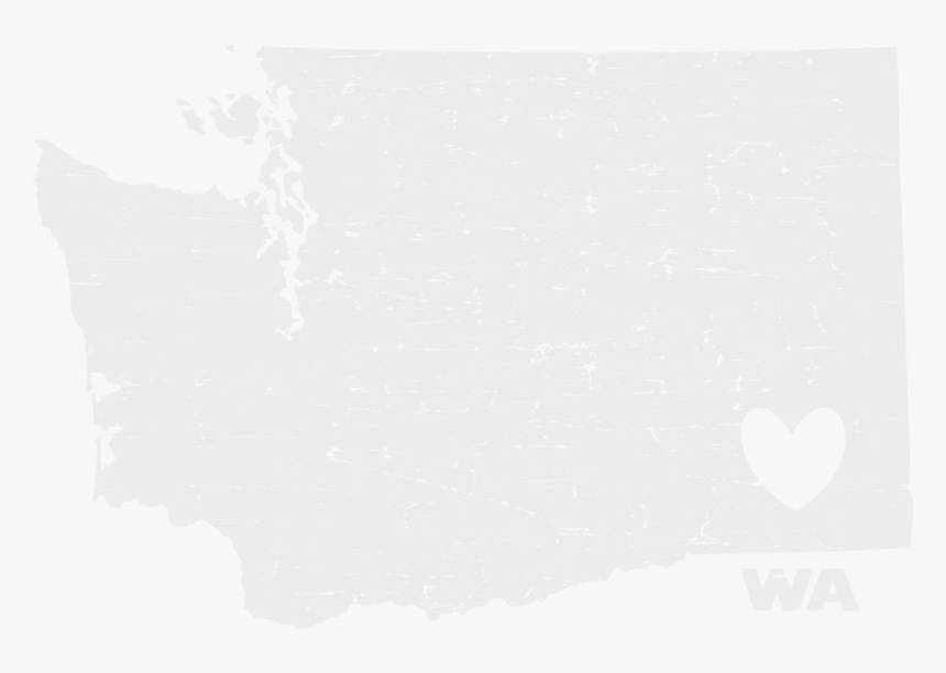 Wastateheart White - Washington Department Of Ecology Regions, HD Png Download, Free Download