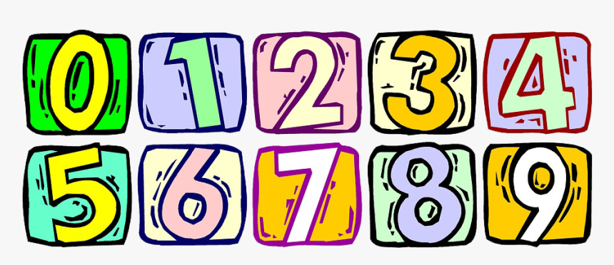 Transparent Numbers Png - Transparent Background Numbers Clipart, Png Download, Free Download