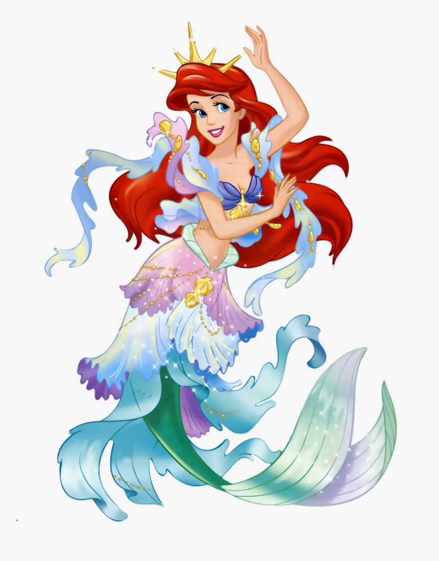 Ariel Mermaid, Ariel The Little Mermaid, Mermaid Cartoon, - Walt Disney Character Logo, HD Png Download, Free Download