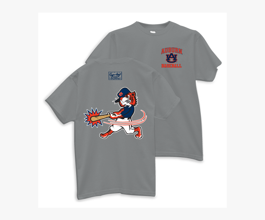 Comfort Colors "classic Tiger Hitting Baseball - Comfort Color Granite Short Sleeve, HD Png Download, Free Download