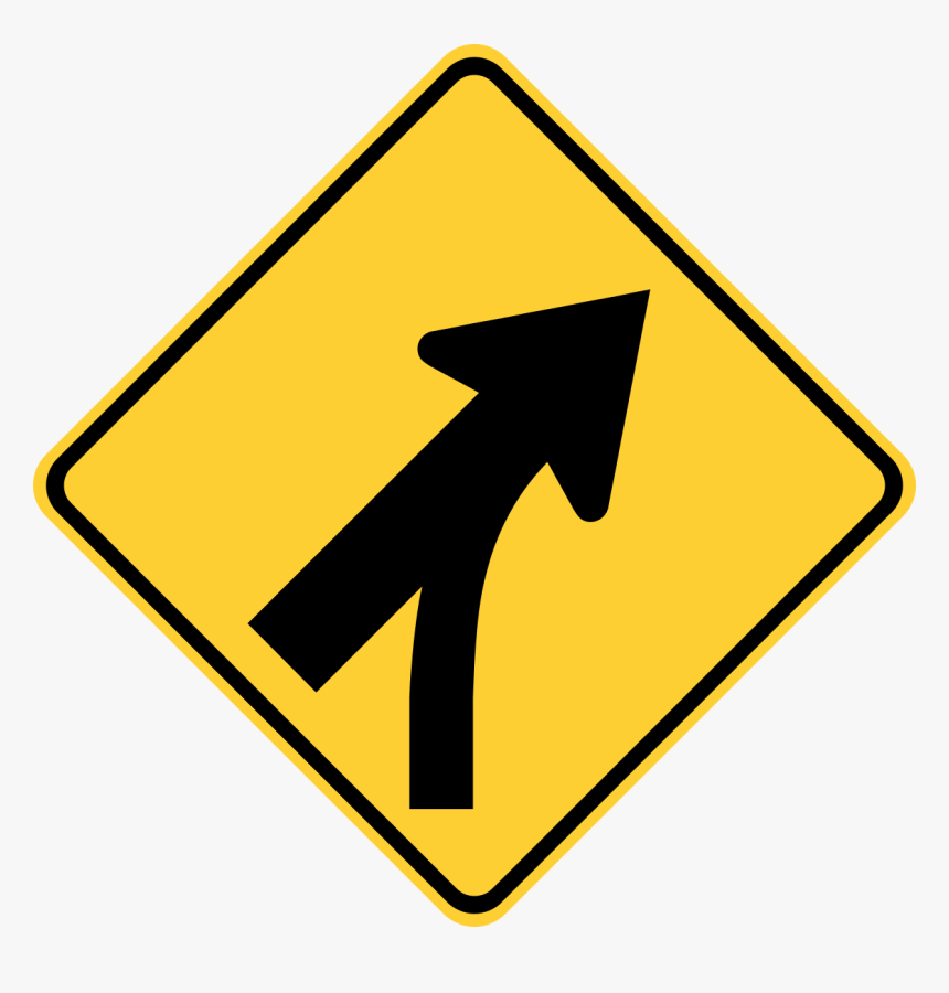 Weaving Traffic Sign, HD Png Download, Free Download