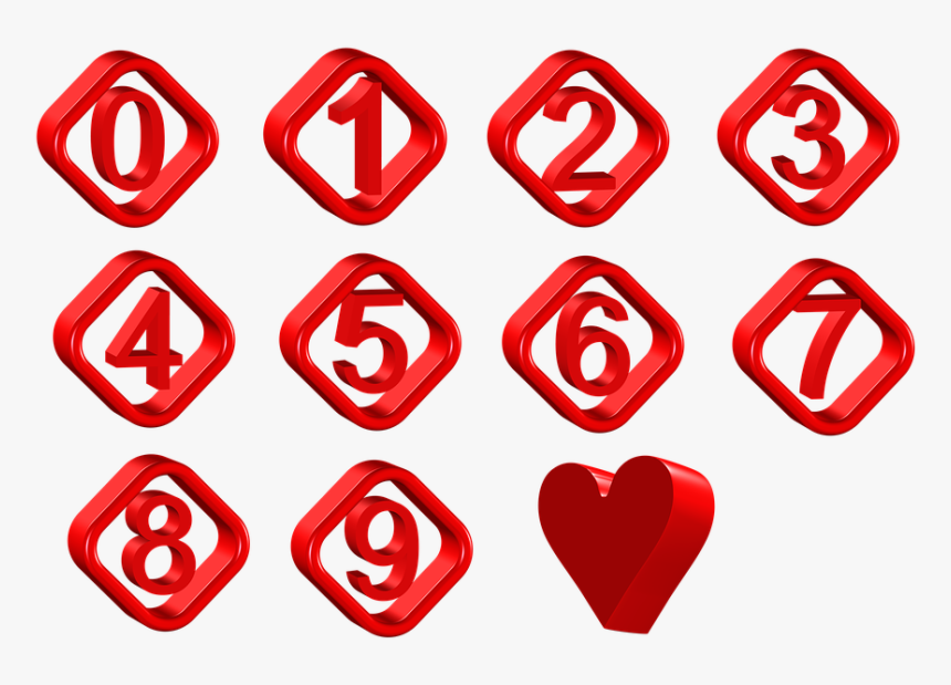Numbers, Isolated, Button, Decoration, Png Image, 3d - Portable Network Graphics, Transparent Png, Free Download