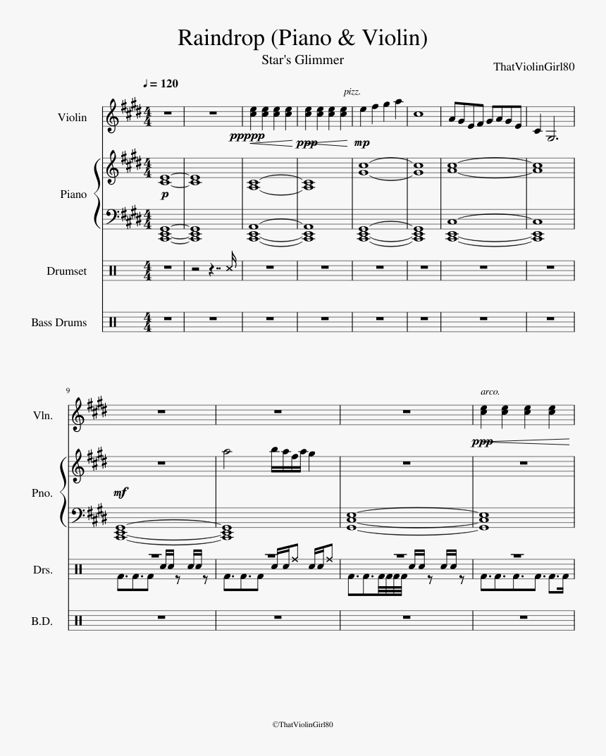 7 Rings Violin Notes, HD Png Download, Free Download