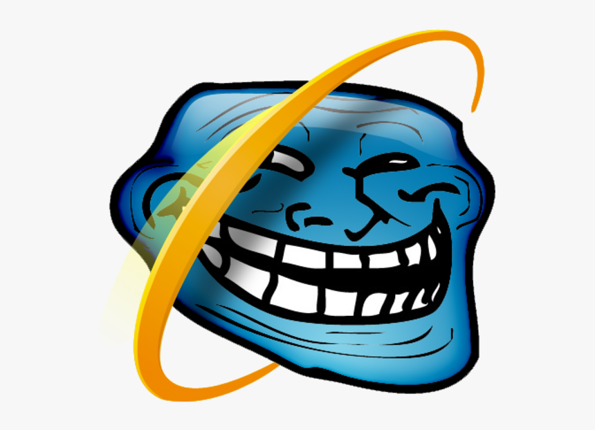 Internet Explorer Troll Face, Hd Png Download , Png - Internet Explorer Troll Face, Transparent Png, Free Download