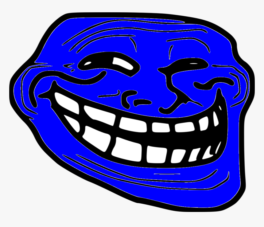 Transparent Trollface Png - Troll Face Coloring Pages, Png Download, Free Download